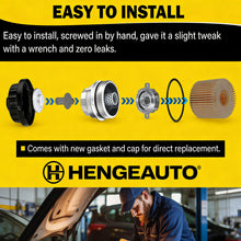 Load image into Gallery viewer, 15620-31060 Oil Filter Housing Cap Assembly Kit with Drain Plug 15643-31050 O-Ring Seal